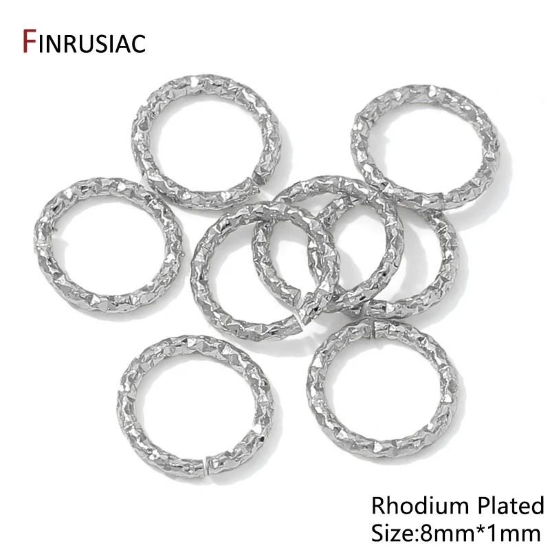 14K vergoldetes Messing, rund, gedreht, offen, geteilte Ringe, Biegeringe, Verbindungsringe für DIY-Schmuckherstellungszubehör – Detail 24