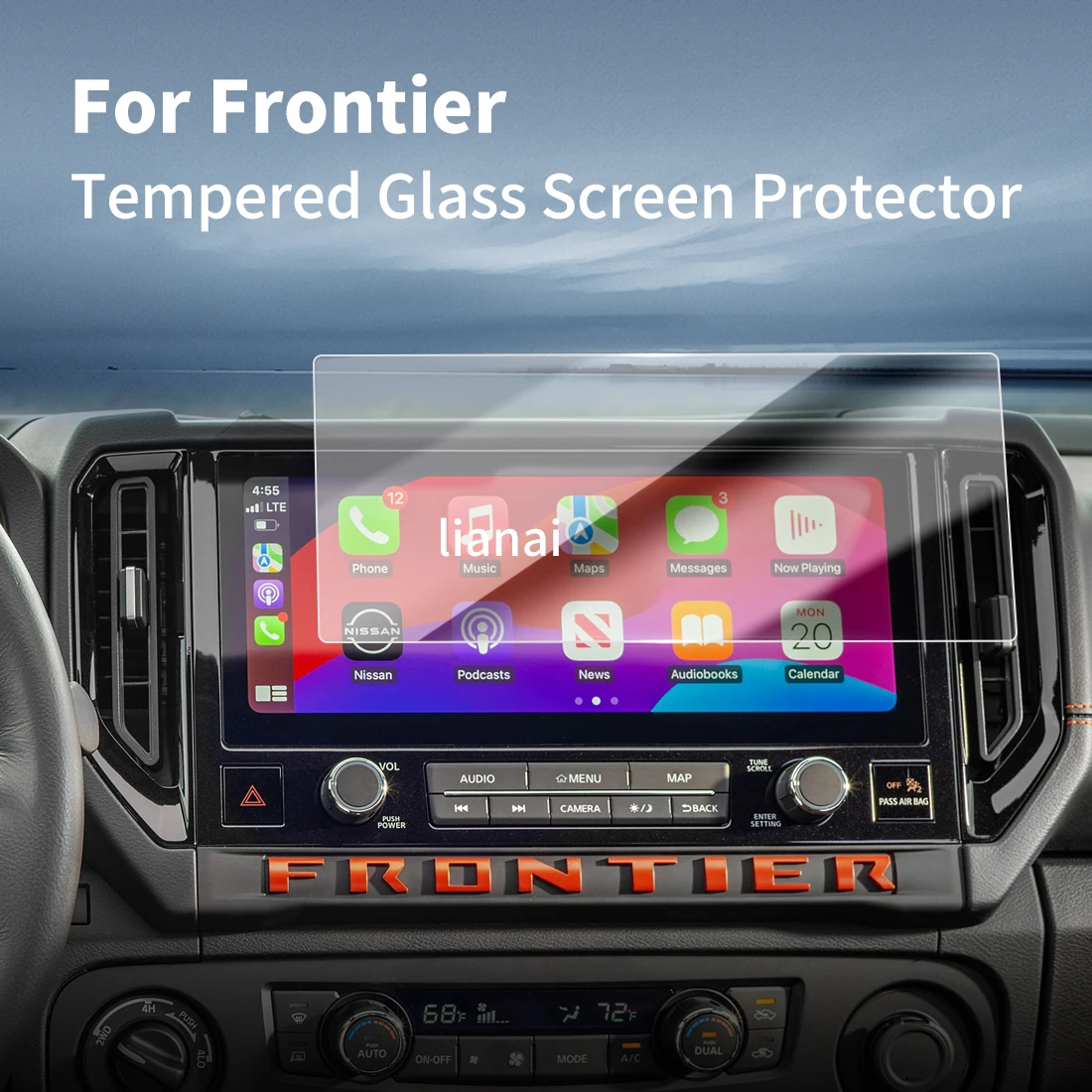 Carplay Screen Protector Tempered Glass Protective Film Navigator Aut Car Stickers Accessories For24  Nissan Frontier