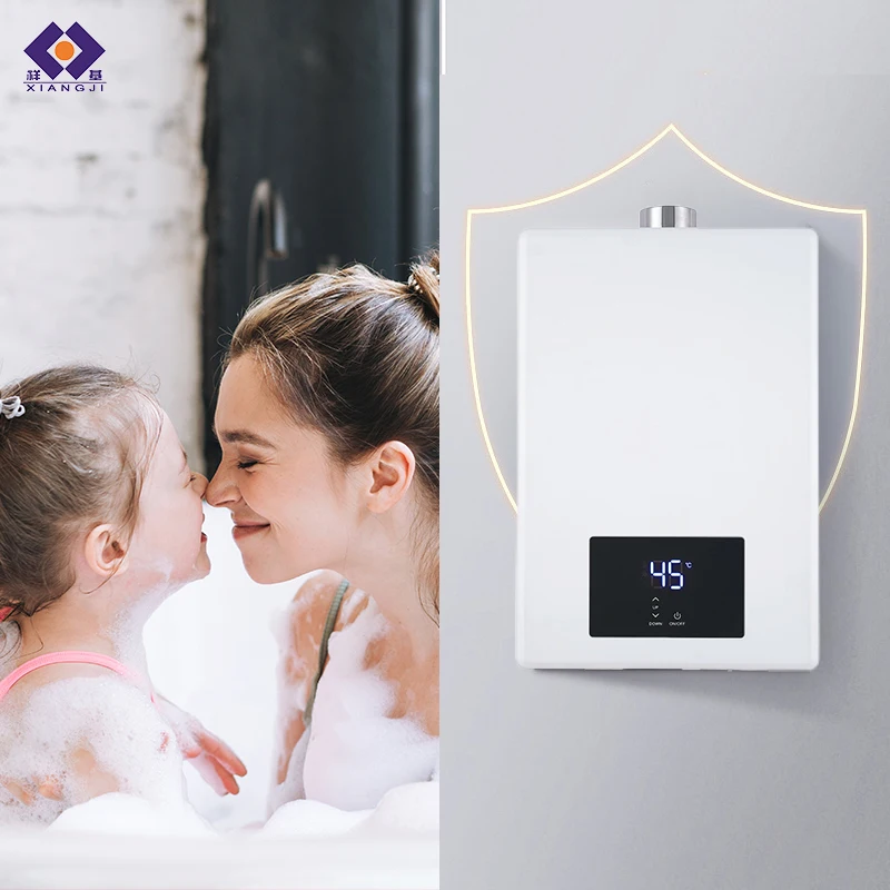 Water Heater Large Capacity 24L/min Indoor/Outdoor Natural Gas Water Heater 24L Copper LOW NOx ≤56mg/kWh For Households