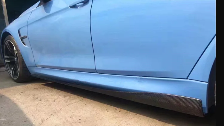 For  F80 M3/F82 F83 M4 MP Style Small Body Kit Carbon Fiber Side Skirts Bumper
