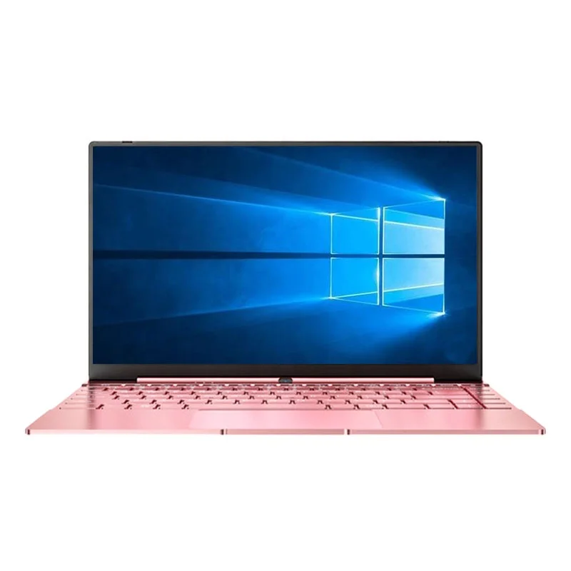 

14.1 inch 12GB DDR4 Jasper Lake N5095 Backlit Keyboard Pink Metal Slim FHD Office School Online Education game Notebook Laptops