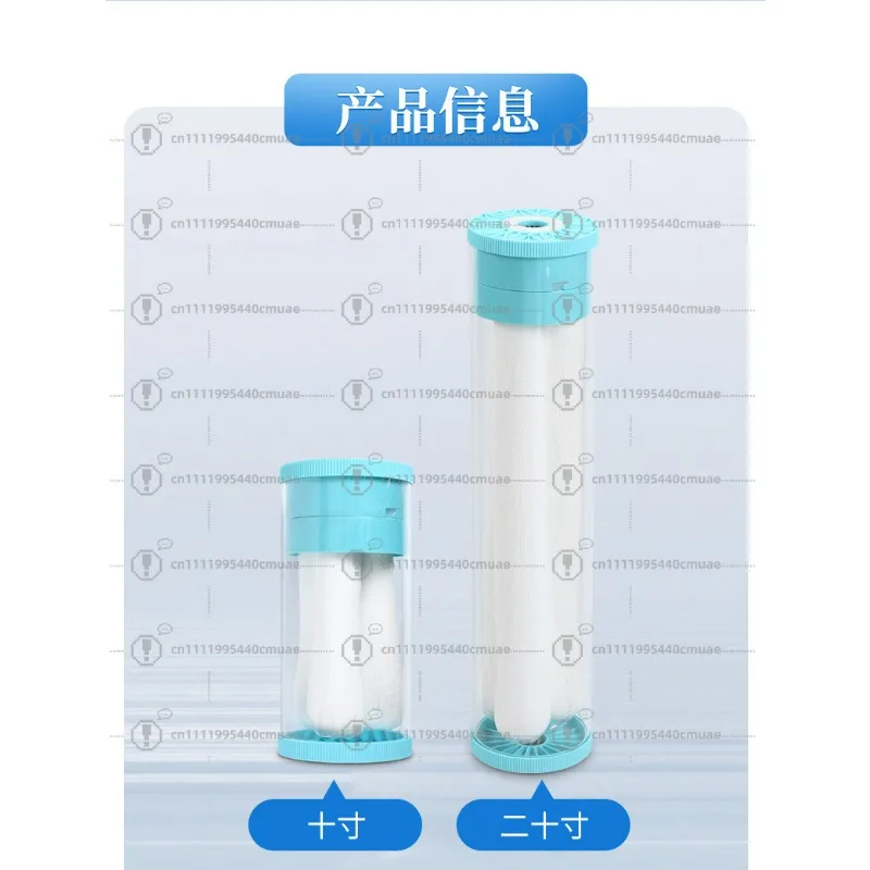 10,20 Inch Jumbo Filter Cartridge Washable UF Membrane for Water Recycling Big Flow  Hollow Fiber Filter Purification