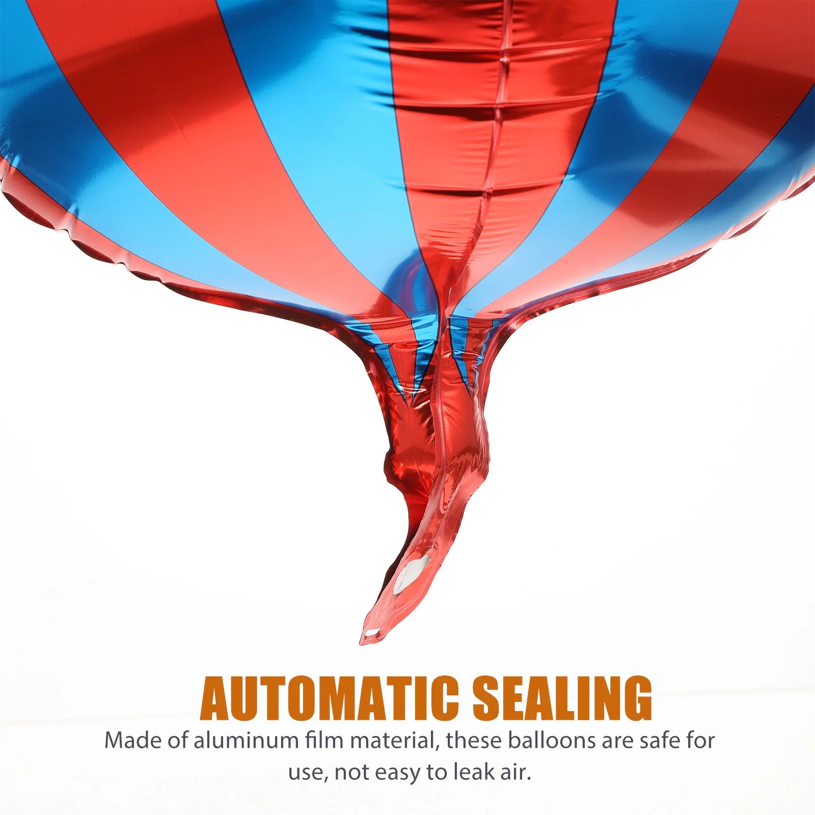 

10Pcs Blue Red Striped Balloons Shiny Foil Decorative Balloons for Party Backdrop Baby Shower Wedding Celebration Carnival