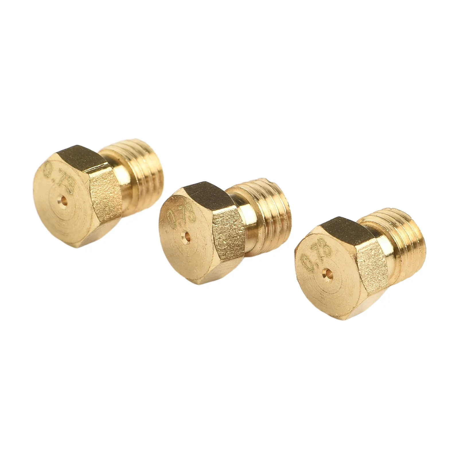 5PCS Gas Injectors Burner Gas Conversion Kit 0.73, 0.73, 0.73, 0.73, 0.97 Nozzle Sizes 0.73, 0.97 Compatible With Most Cooktops