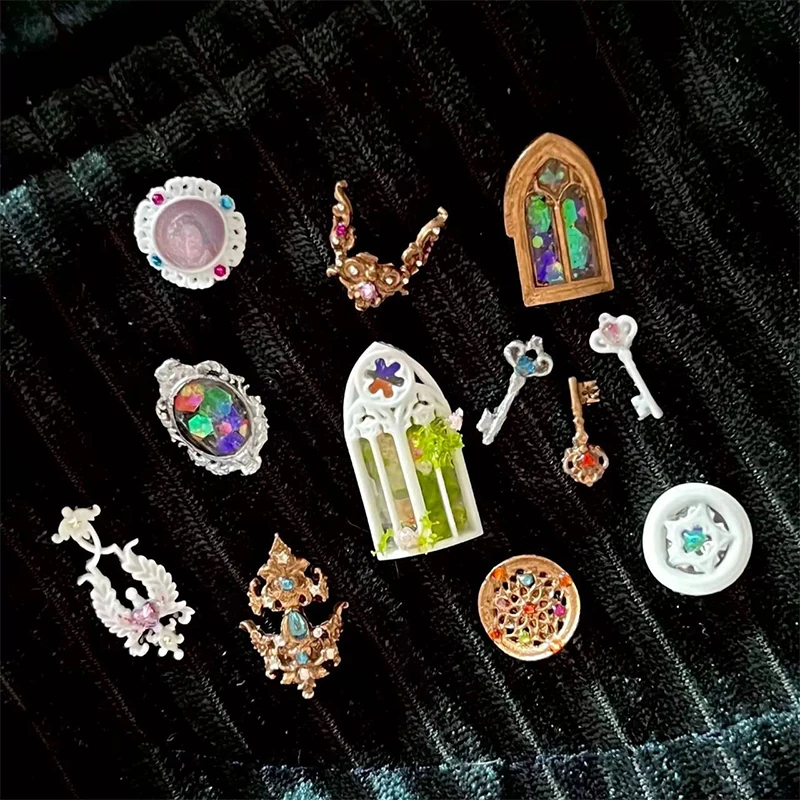 Mini marco de fotos con forma de molde de silicona para uñas, estampado de uñas, diseño de salón de uñas DIY, herramienta artística de manicura estereoscópica