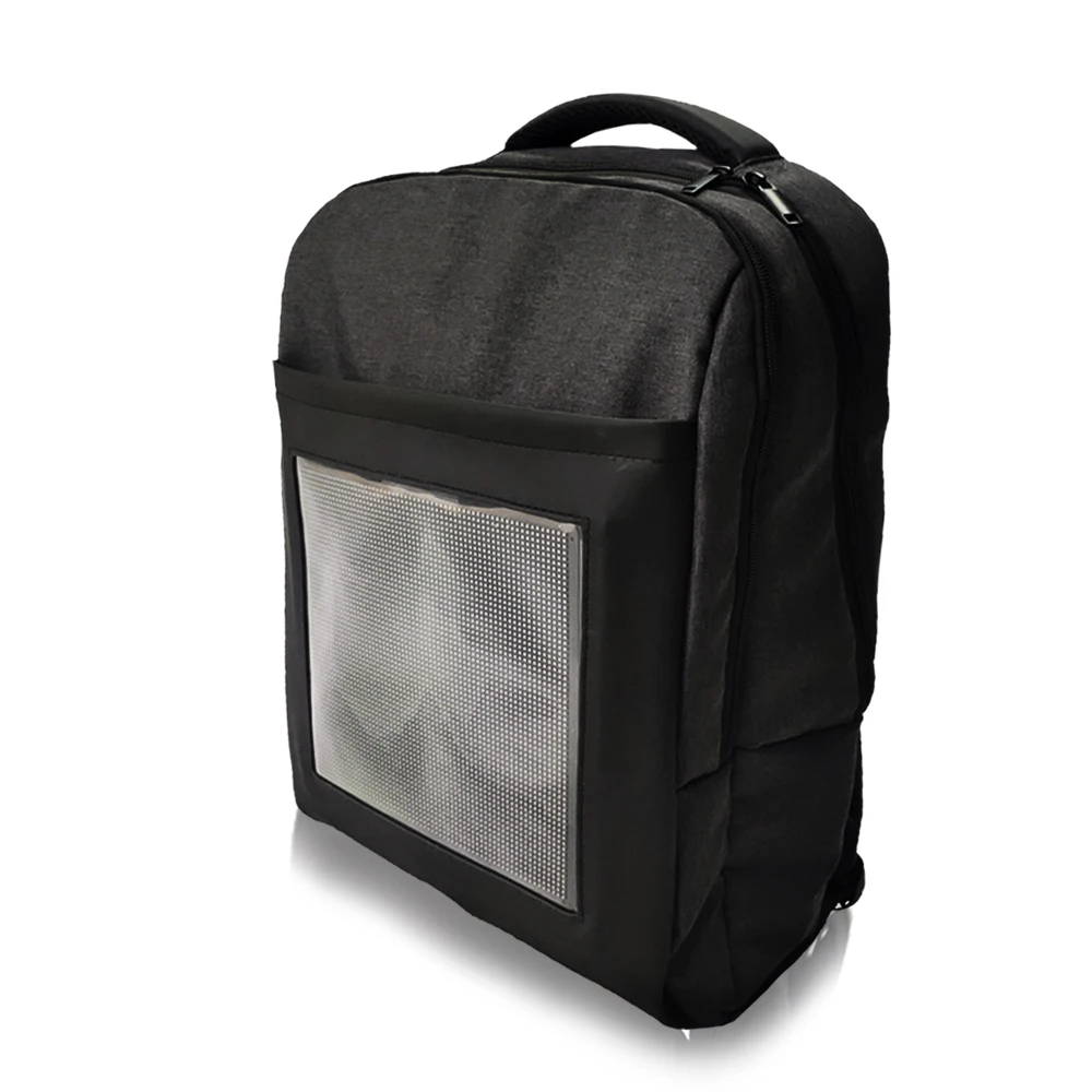 Smart Advertising Led Rucksack Light Screen Billboard Back Pack School Bag with Led Display