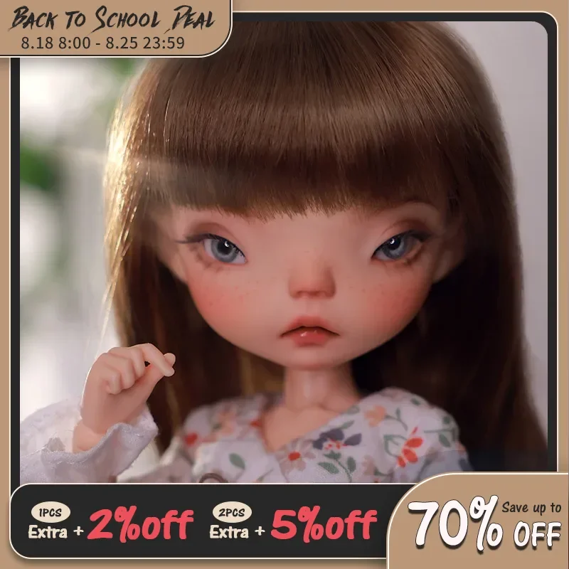 

New Design Nana BJD Doll 1/6 Cute Resin Big Head Doll Pure Handicraft Art Ball Jointed MSD Doll