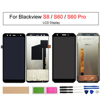 LCD Screen Display For Blackview S60 Pro,S8,Touch Screen Digitizer Assembly Glass Panel Repair Parts