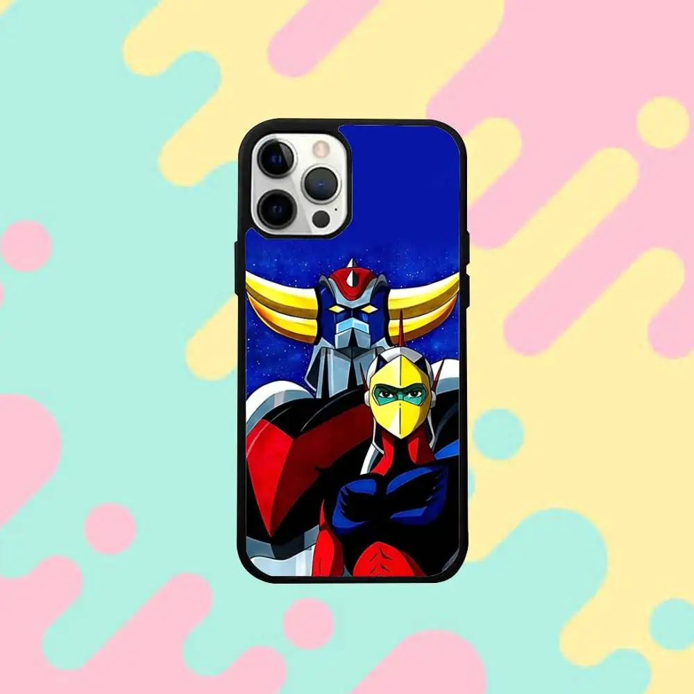 เคสโทรศัพท์ G-Goldorak UFO R-Robot สำหรับ iPhone 16e,16,15,14,13,12,11,Plus,Pro,Max,Mini รองรับการชาร์จไร้สายแบบแม่เหล็ก Magsafe