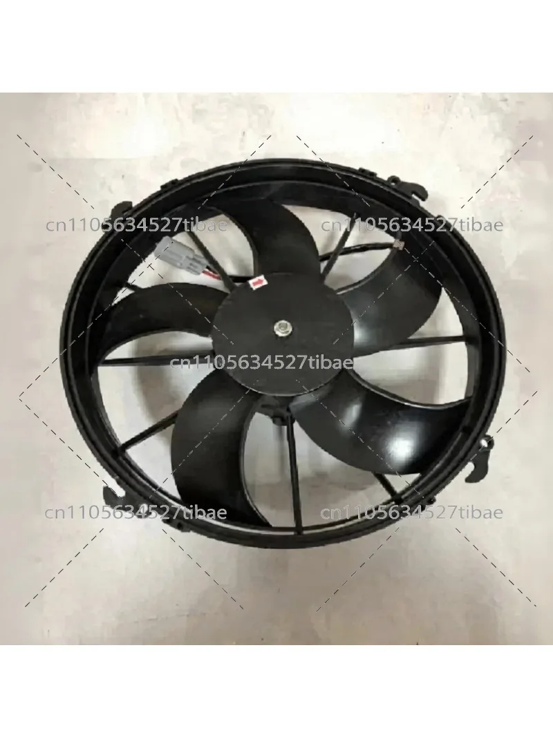 Replacement 24V Axial Flow Fan Condenser Motor Fan for Automotive Cooling System