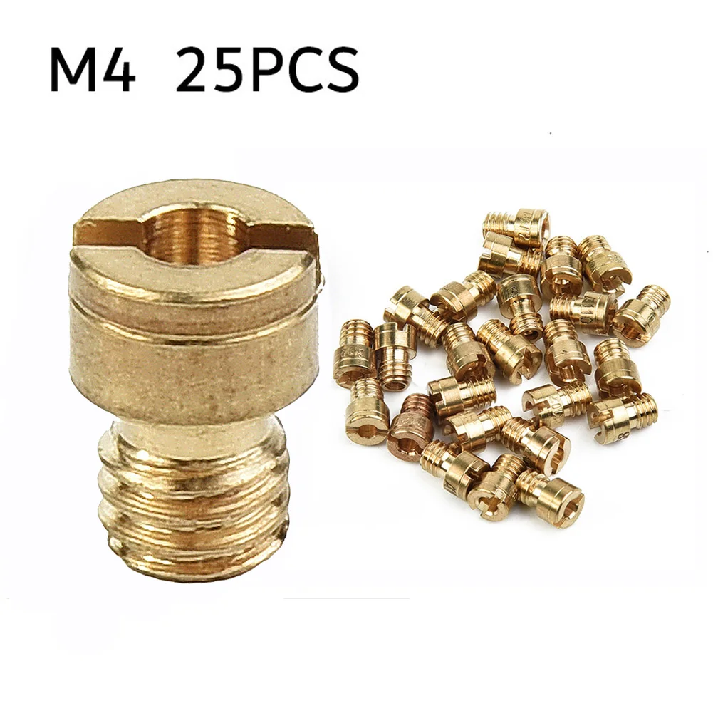 

25x Carburetor Jets For Puch For Maxi Bing Hercules 4mm Jet Set Carburetor Nozzle Carburetor Main Jet M5 Kit
