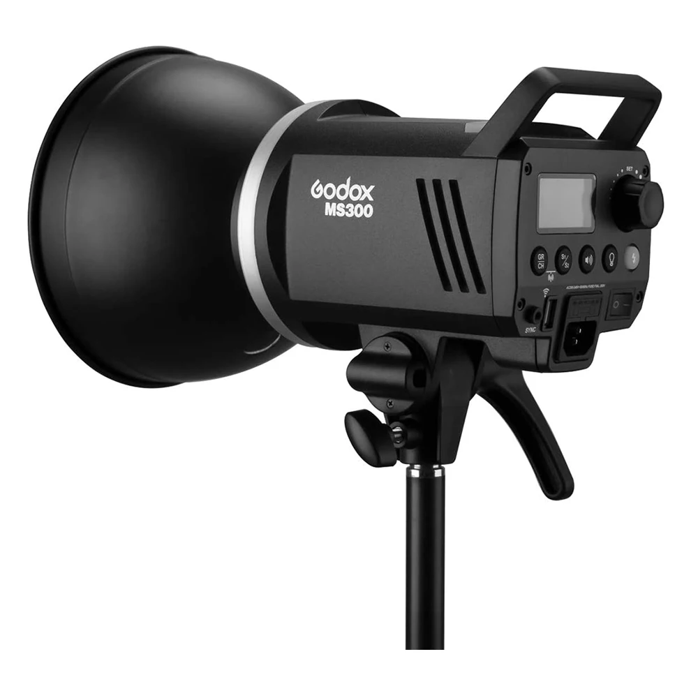 Godox MS300 300W Compact Studio Flash Strobe Light 2.4G Built-in Wireless X System GN58 Monolight with Bowens Mount Flash