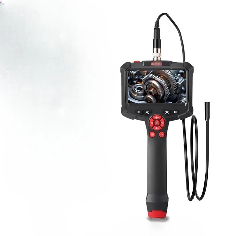 Handheld dual lens industrial endoscope high definition camera pipe detection