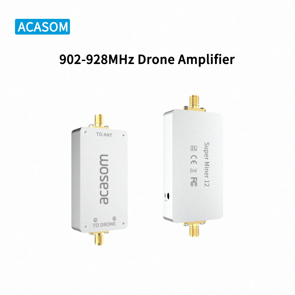 915MHz Drone 4000mw Ultra Low Noise  Amplifier Signal Extender