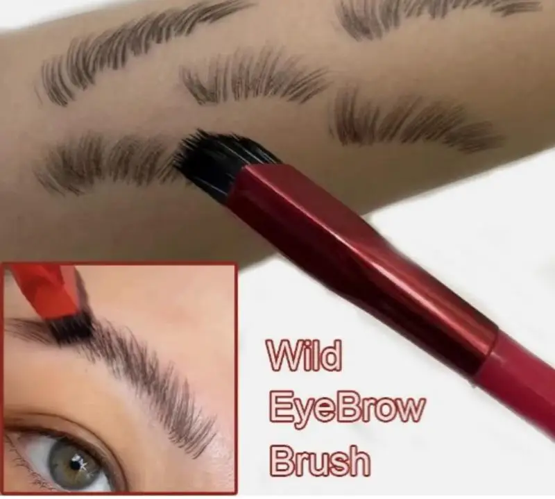 

Wild Eyebrow Brush Multifunction Simulated Eyebrow Hair Makeup Brush Square Hairline Eyebrow Artifact Brow Makeup Beauty Tool