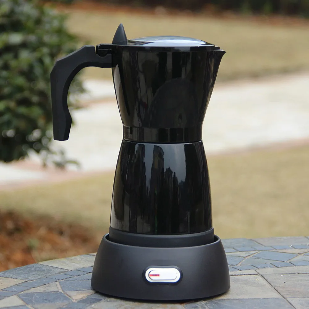 Electric Coffee Maker Mocha Pot Italian Moka Pot Aluminium Electric Coffee Maker Percolater