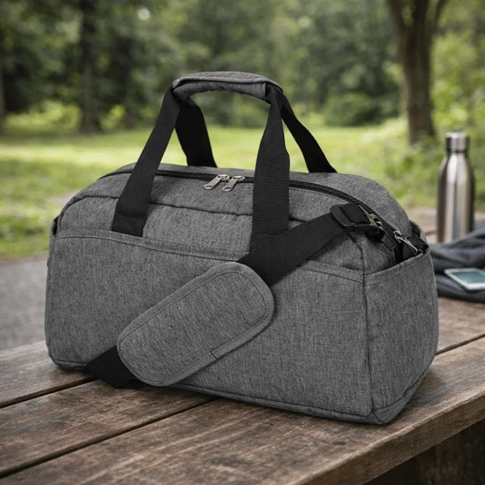 

Multi Pockets Sports Gym Bag Adjustable Shoulder Strap Wet Compartment Fitness Tote Carry On Lightweight Travel Duffel Bag