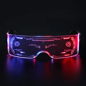 New Cyberpunk Mask - Cyber Glasses - Tech 2024 Glasses - Cyber Personality Glasses Cosplay - Cyberpunk Cosplay