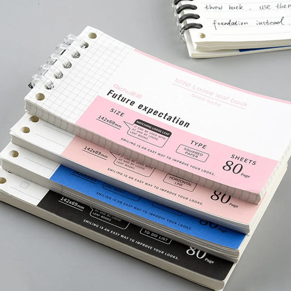 

3pcs Square Memo Pad Loose Leaf Notebook Thick Paper Craftsmanship Portable Student Planner Gifts New Year