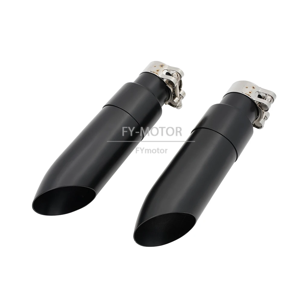 Short GP Slip-On Exhaust System with DB Killer for Indian Scout Bobber Sixty Rogue Twenty 2015-2023 Mufflers Motorcycle view 3