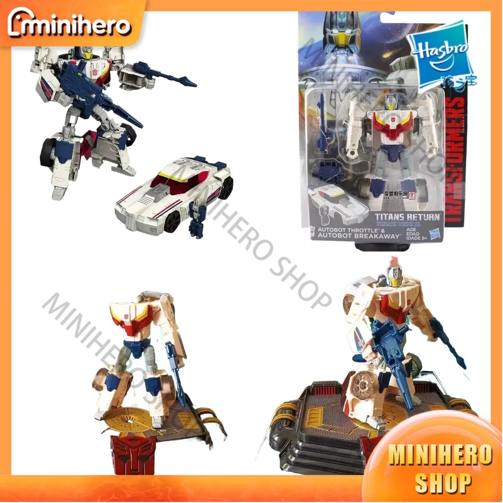 

In Stock Original Hasbro Transformers Generations Titans Return Autobot Throttle Breakaway Super Action Figure Articulated