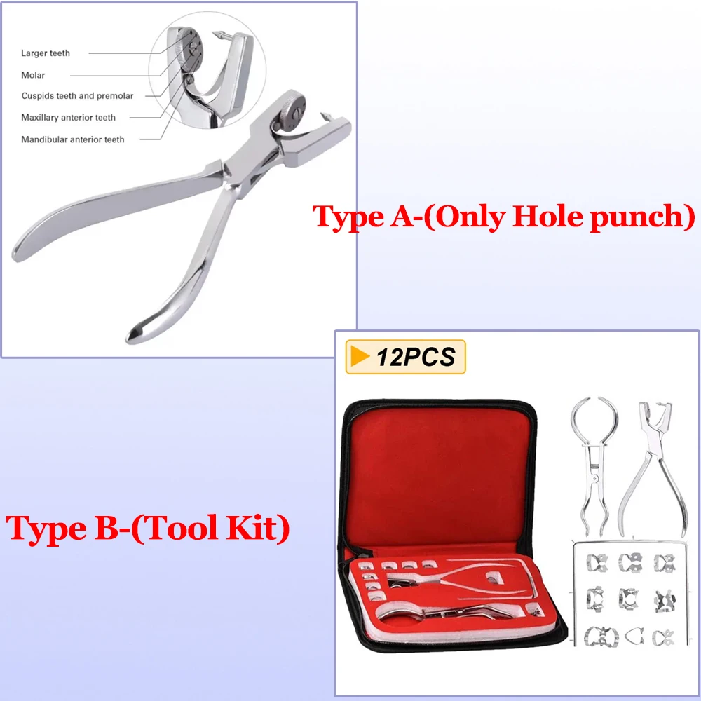 

Kit Teeth Care Dental Dam Perforator Dentistry Dam Hole Puncher Pliers For Dentist Rubber Dam Puncher Lab Orthodontic Tools