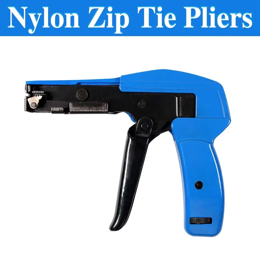 

Cable Tie Tool 2.4-4.8mm Nylon Cable Tie Fastening Auto Cutting Cable Wires Quickly Tool Shackle Smart Tool Strapping Bundle Gun