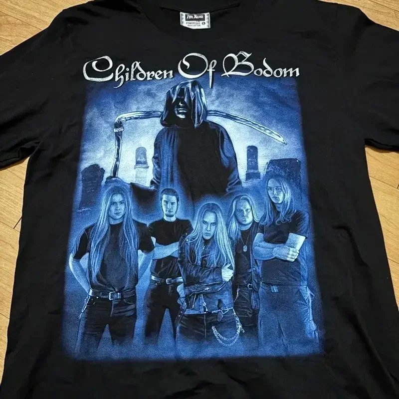 Children Of Bodom Shirt Follow The Reaper Rock Band Black Color Te8569