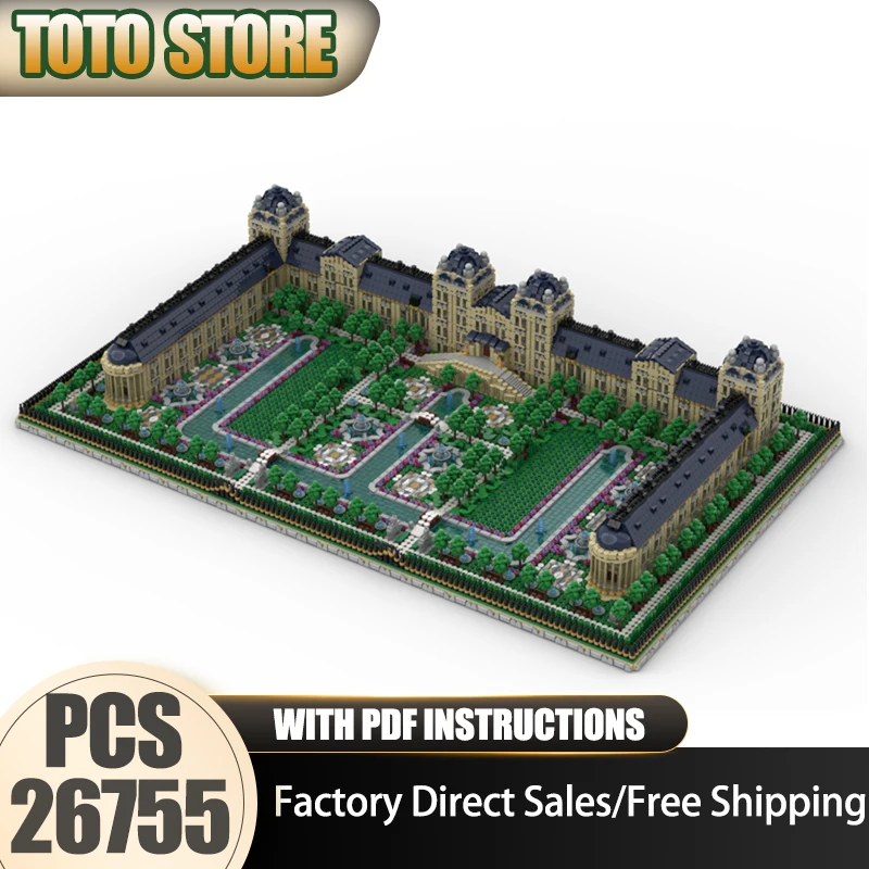 

City Street View Moc Building Blocks Micromodular Palace #3 Model Technology Brick DIY Assembly Construction Toy Holiday Gifts