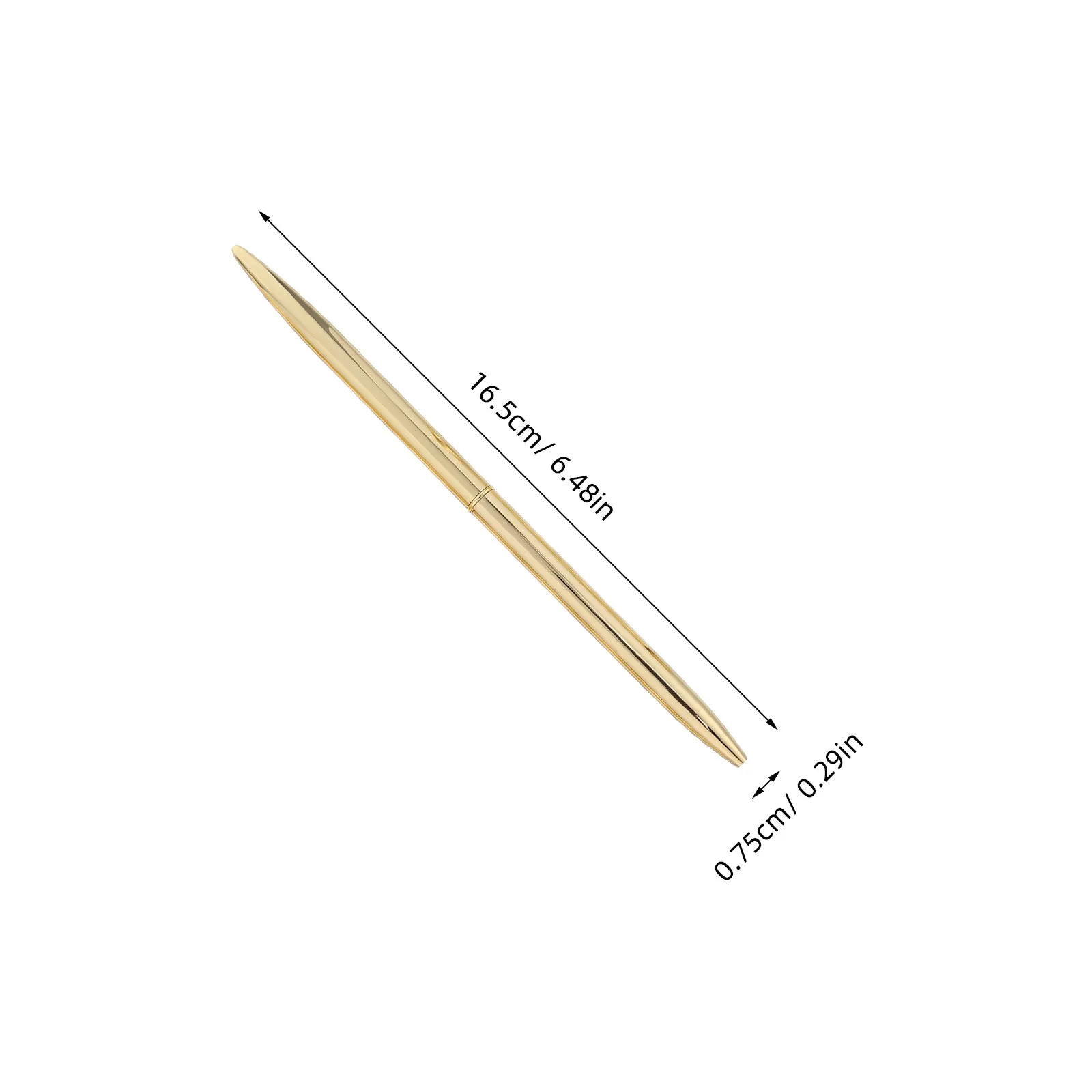 1Set Metal Guest Pen Stand 0.7mm Rotatable Gold Desk Ballpoint Pen for Wedding Signing Reception Counter Office Business