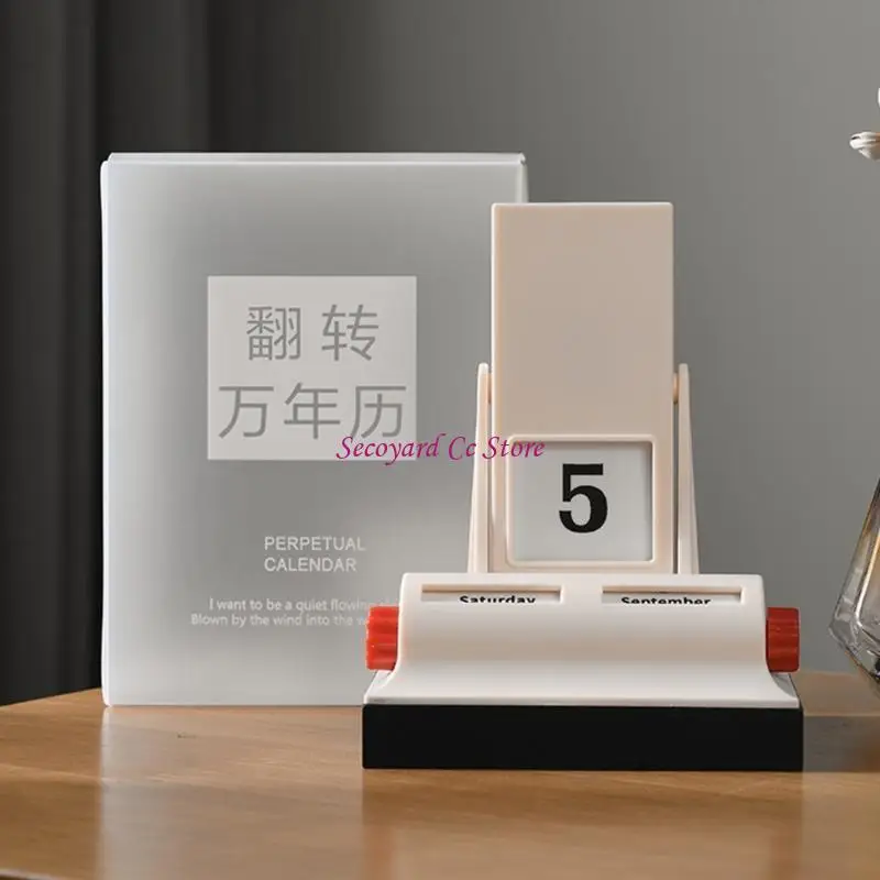 

N3UC Calendar Desk Calendar Desktop Calendar Tabletop Ornament Decorative Calendar Desk Calendar for Home Office