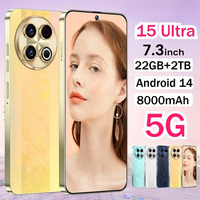 New 15 Ultra Original 5G Dual Sim Cellphones 7.3HD Mobile Phones 7800mAh Smartphone Android 14 Global Version Cell Phone