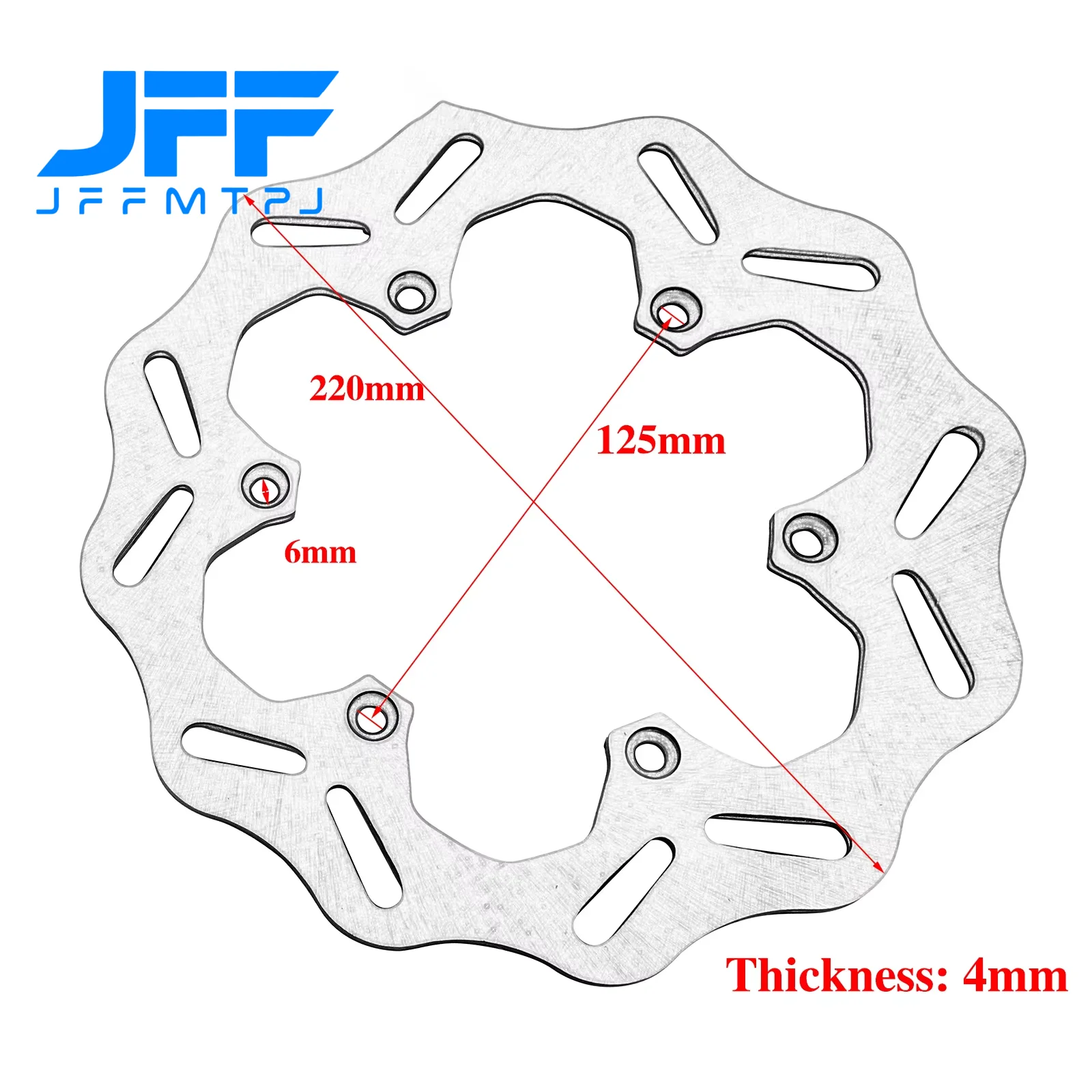 Motorcycle 260MM 220MM Front Rear Brake Disc Rotor Set For KTM EXC EXCF SX SXF XC XCF For Husqvarna TE FE TX FX TC FC 125-530cc - view 4