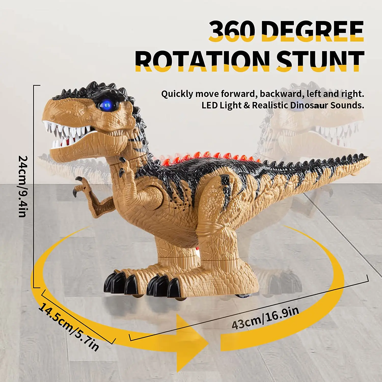 Fernbedienung Dinosaurier Spielzeug Elektrische Roboter Sound Licht Intelligente Ausgrabung Jurassic Tiere Pädagogisches Spielzeug für Kinder