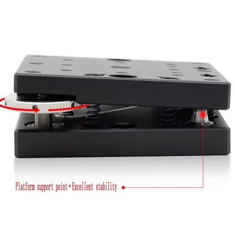 Laser Alignment Microscope Manual 2 Axis Tilt Platform Precise Fine Tuning Rotation Optical Displacement Slide Stage