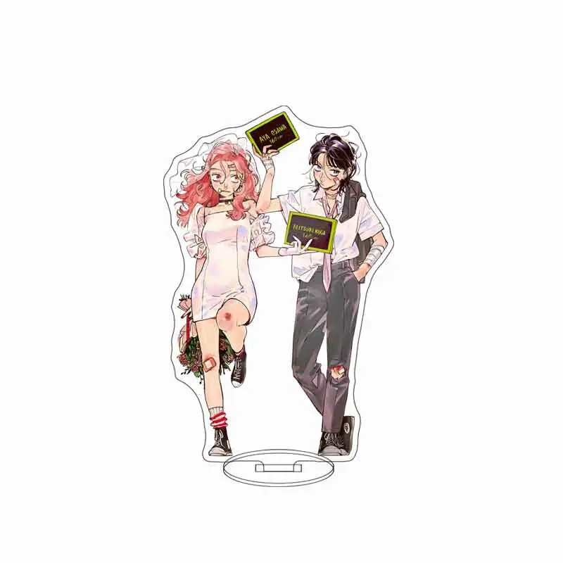 16CM Anime Acrylic Stand The Guy She Was Interested In Wasn't a Guy at All‌ Koga Mizuki‌ Aya Osawa‌ Cos Figure Ornaments Gifts - view 3