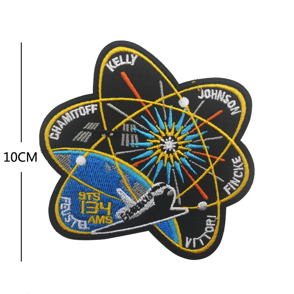 Vintage oryginalny zestaw aplikacji Apollo 11 Voyager z tylną przestrzenią naszywka Collage USA Missionen 1 7 8 9 10 11 12 13 14 15 16