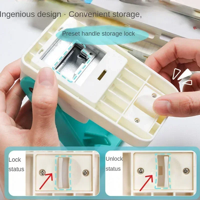 Losbladige Separator Label Punch Self-Made Index Label Diy Bookmark Notitieblok Index Classificatie Bestand Data Embossing Tool