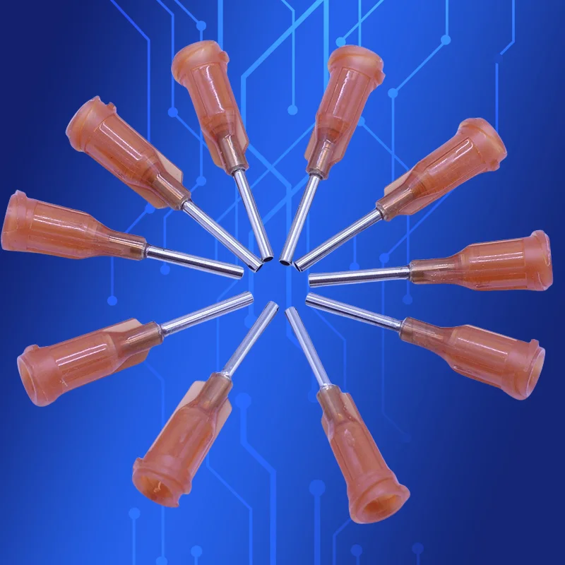 

‌ Иглы для прецизионного дозирования 15G | Насадки из нержавеющей стали 1/2 дюйма для шприцов для клея и смазки (100 шт.) ‌