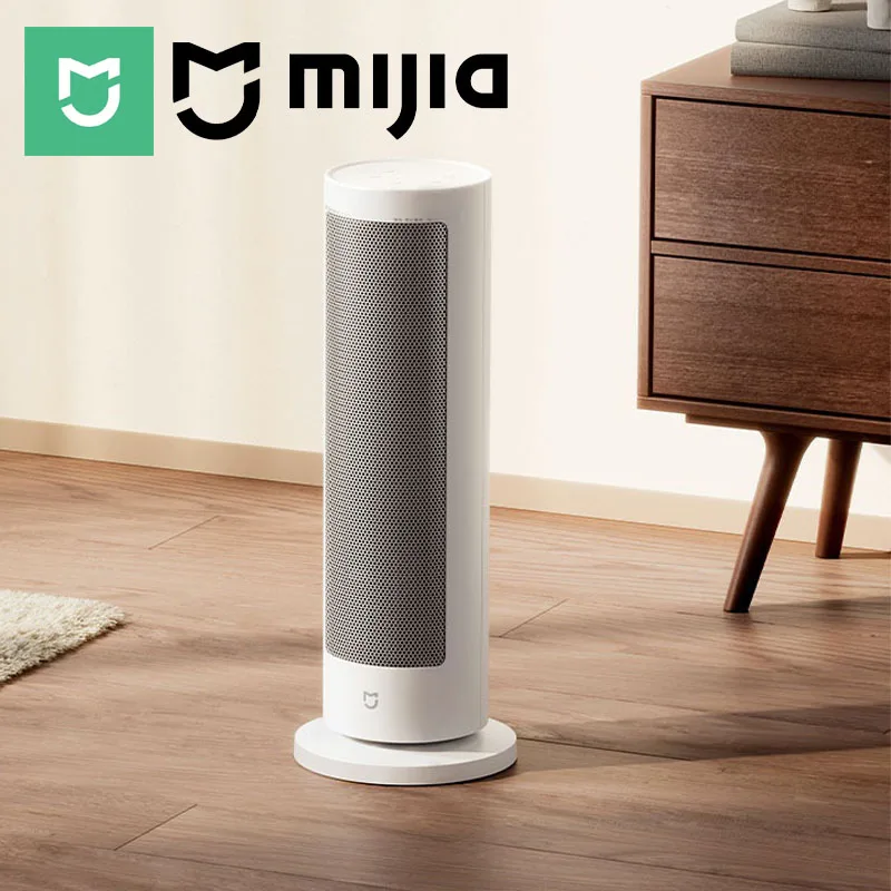 MIJIA Graphene Heater Fan,PTC Ceramic Heaters,Smart Control Timer,70° Wide-Angle Oscillation,220V CN Version With Adapter