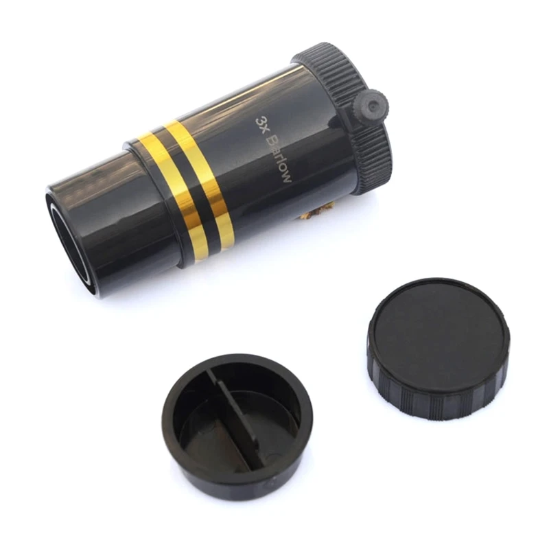 1.25Inches 3x Barlow Lens Fully Paincoat Achromatic Lens Fully Metal Lens For Astronomicals Photography