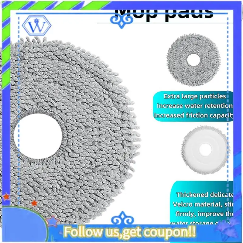 

A55P-для Dreame Sweeper L30s Ultra/L10s Ultra Gen 2, комплект аксессуаров для пылесоса, основная боковая щетка, HEPA-фильтр, мешок для пыли