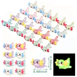 Mini figuritas luminosas de resina Axolotl, adorno para manualidades DIY, paisaje de jardín, casa de muñecas, adorno de plantas en maceta, decoraciones