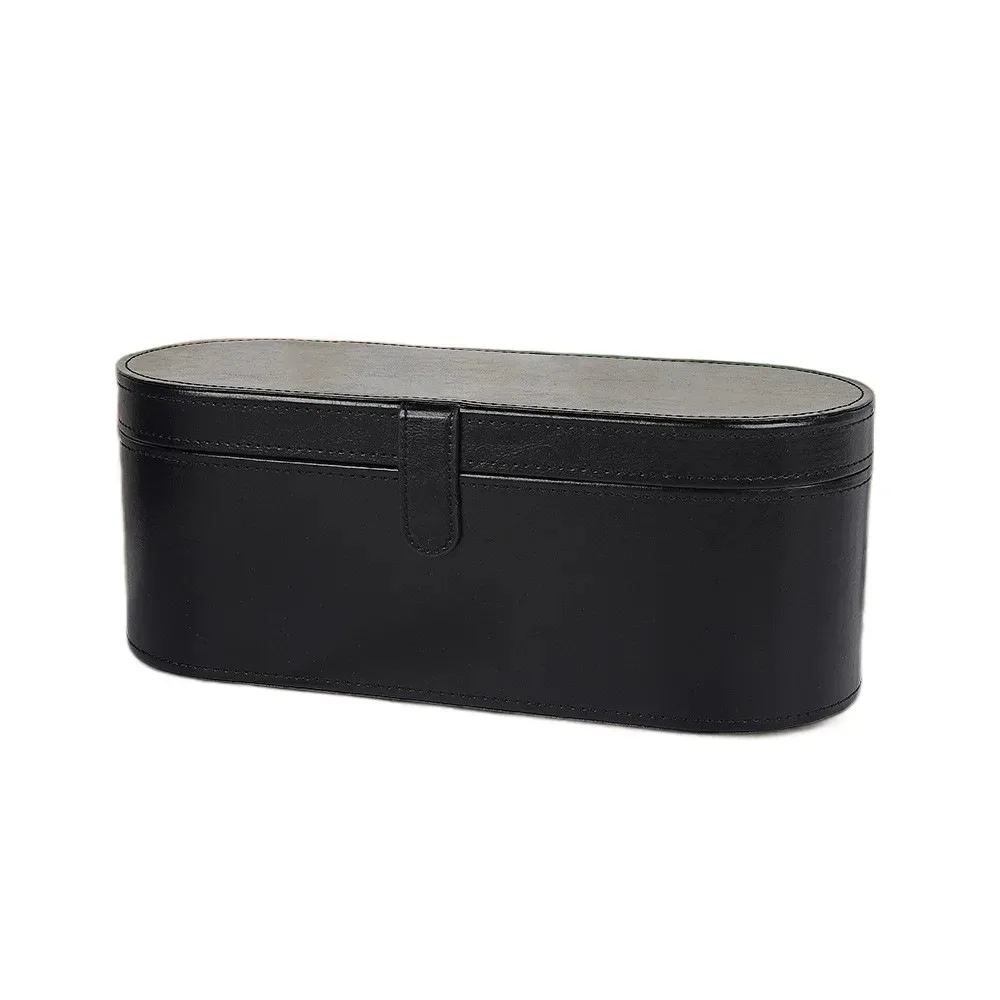 Portable Hard Case Organizer Synthetic Leather Protective Storage Box for Travel Home Clothes Daily Use