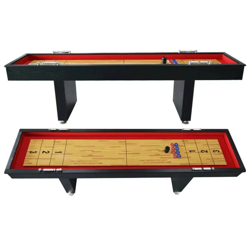 2026 Wholesale 9' Shuffleboard Table with Bowling for Indoor Sports New Home Entertainment Game view 4