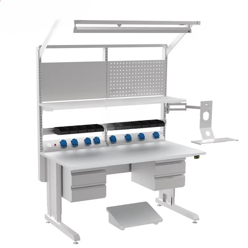 

Electronic Esd Desk Cell Phone and Mobiles Computer Adjustable Repair Anti Static Standing Workstation
