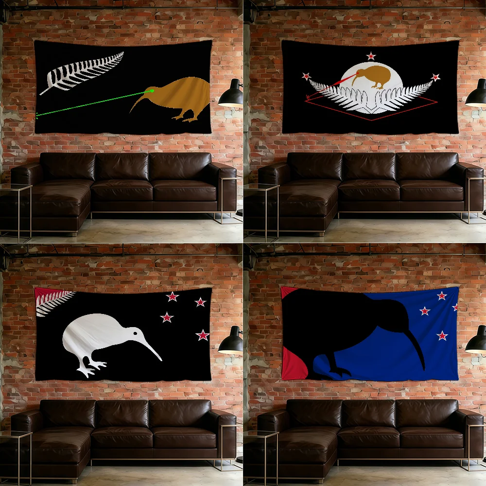 L-Laser Kiwi Meme flag For Room Dorm Camping Picnic Art Style Garage Bar wall Decoration Banner