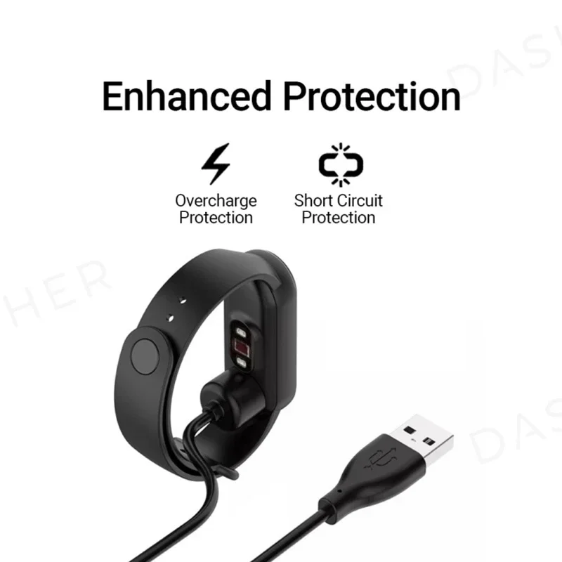 USB Charging Cable For Mi Band 5 6 7 Smart Charger Core Power Cord Accessories