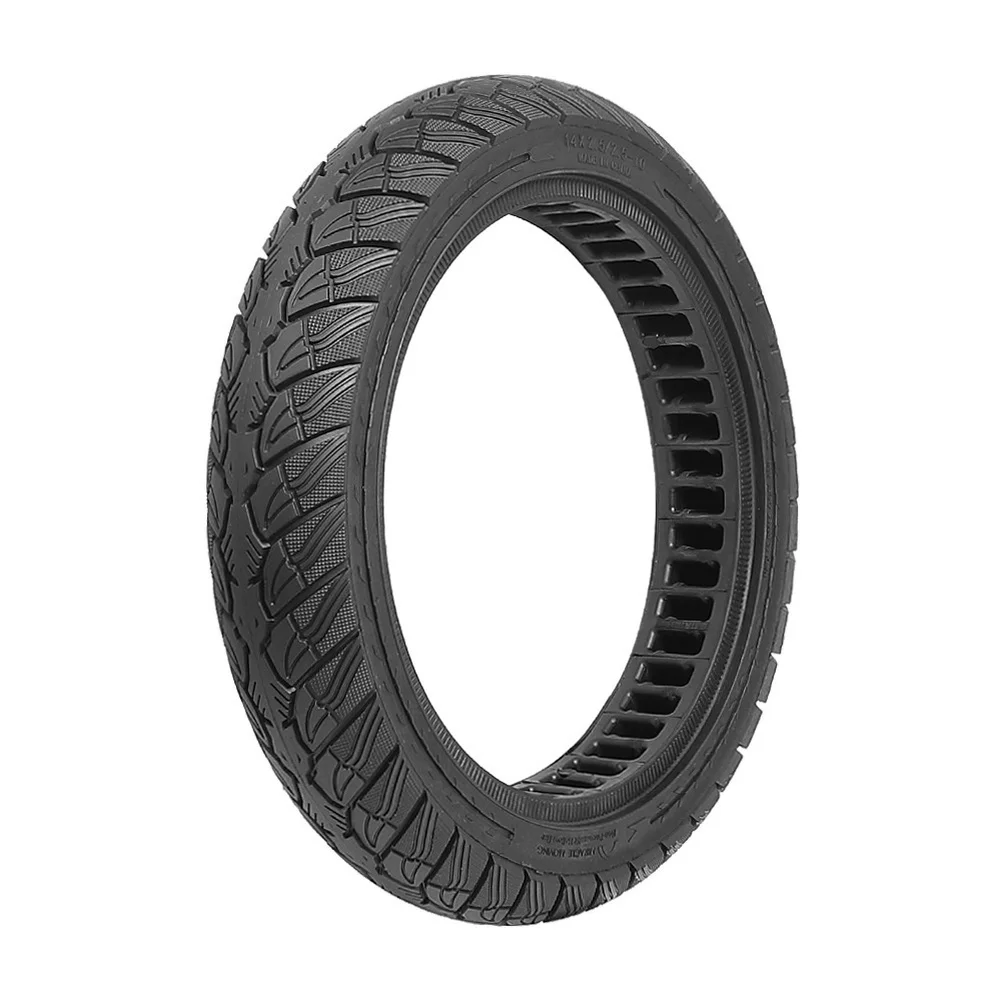 

Покрышка 2.50-10, 14 дюймов, для электровелосипедов, не требует накачивания, устойчивая к проколам, резиновая конструкция с противоскользящим покрытием.