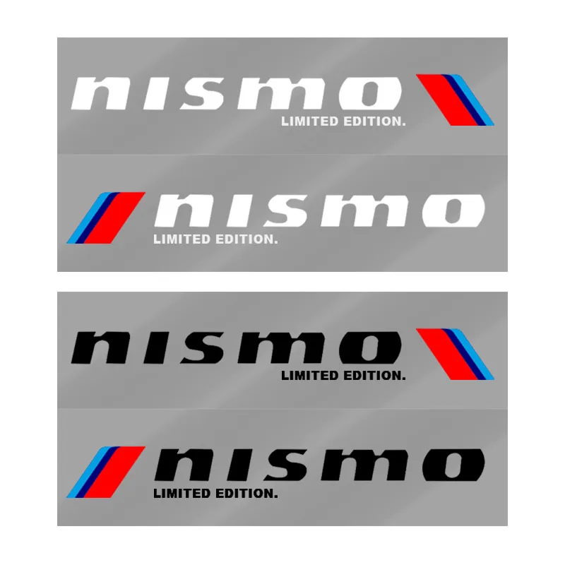 2pc Car Hood Side trunk Decals Stickers Auto Decoration For Nissan Nismo Tiida Teana GTR Versa Almera X-Trail Xterra Accessories